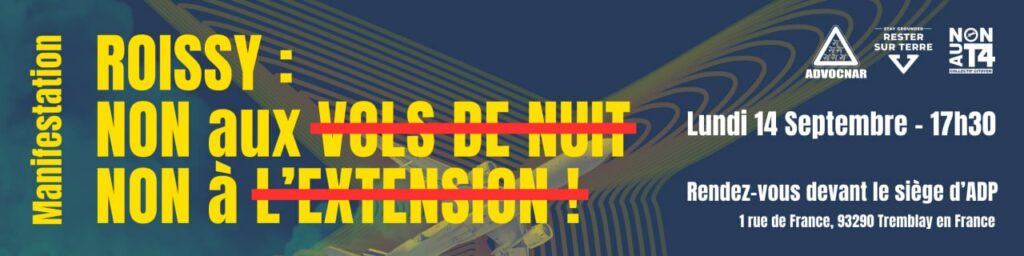 Écho du Triangle du lundi 7 septembre 2026 roissy non extension vols de nuit 20260914